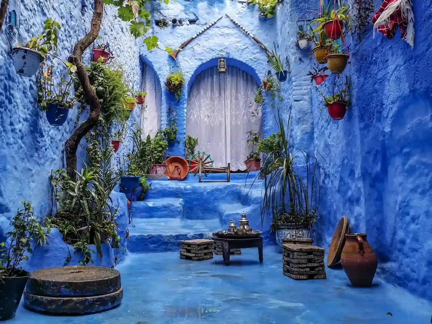 The stunning blue city of Chefchaouen, Morocco