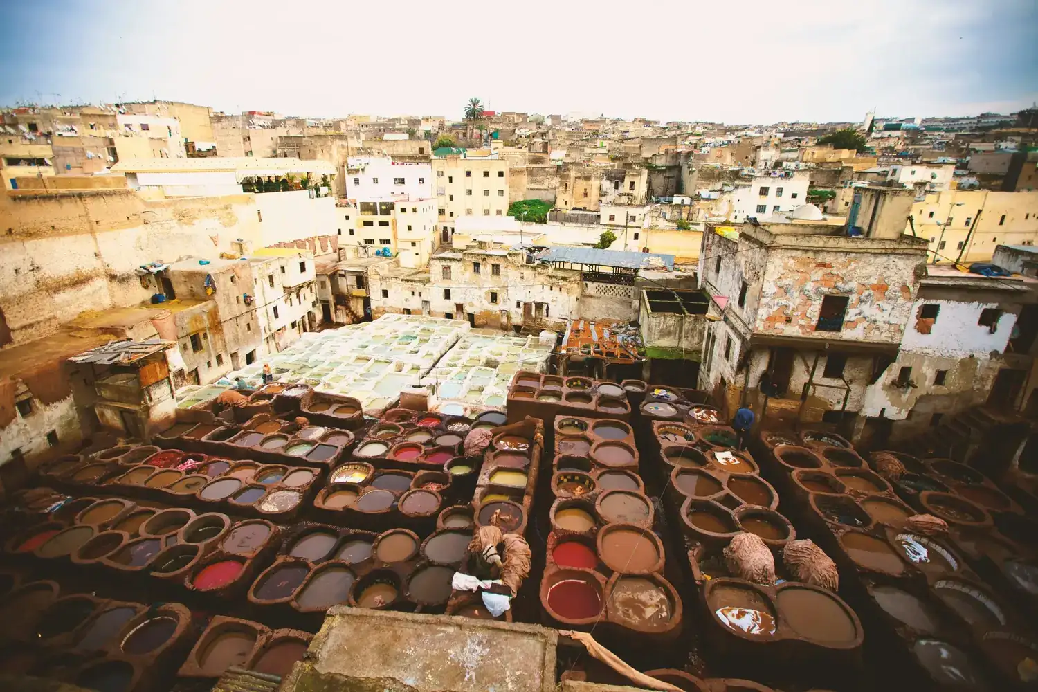Ancient medina streets of Fes, Morocco